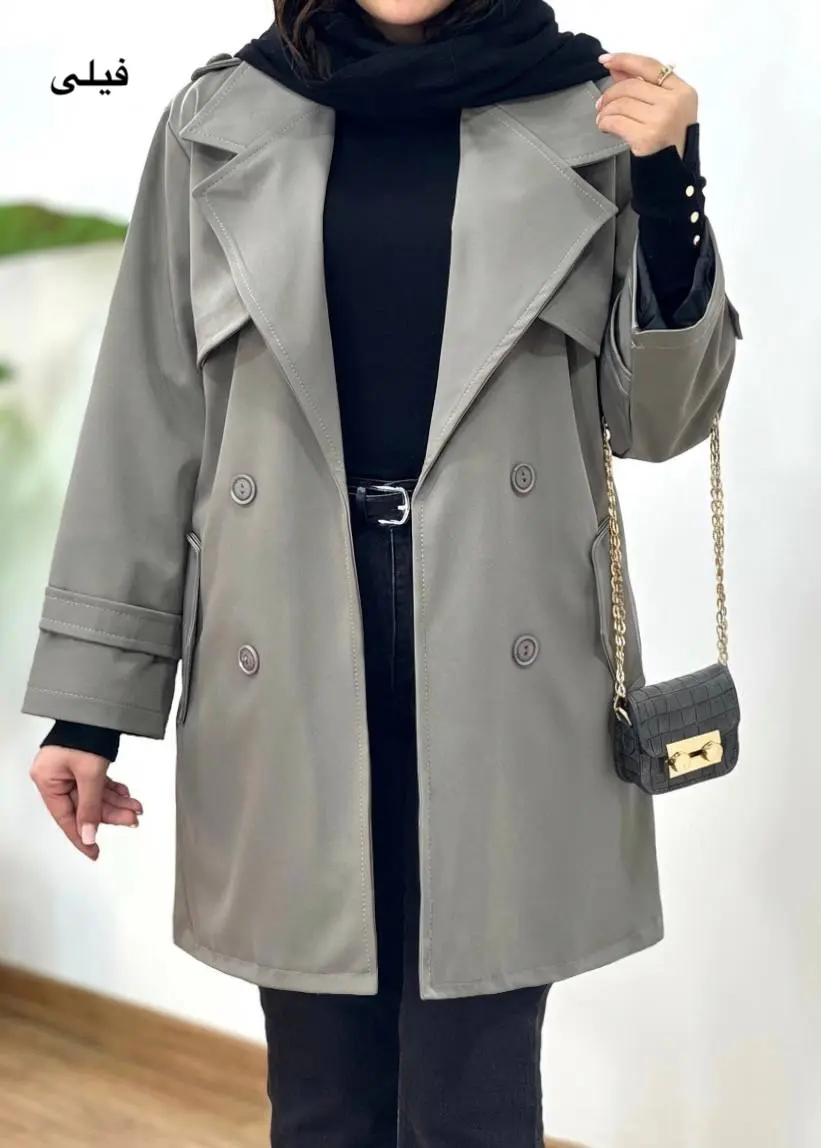 ترنچ کت آستردار آیسو ارکیده